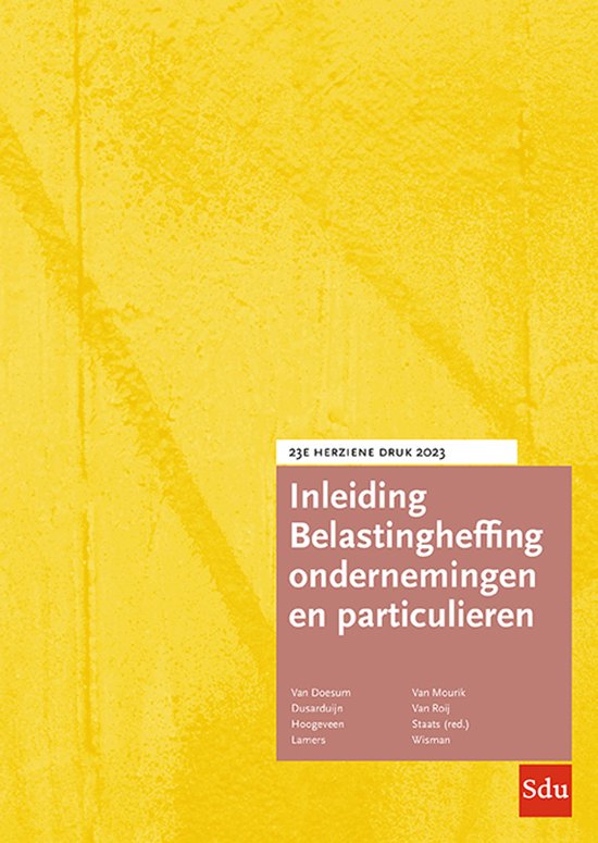 Inleiding Belastingheffing ondernemingen en particulieren 20 ... - cover
