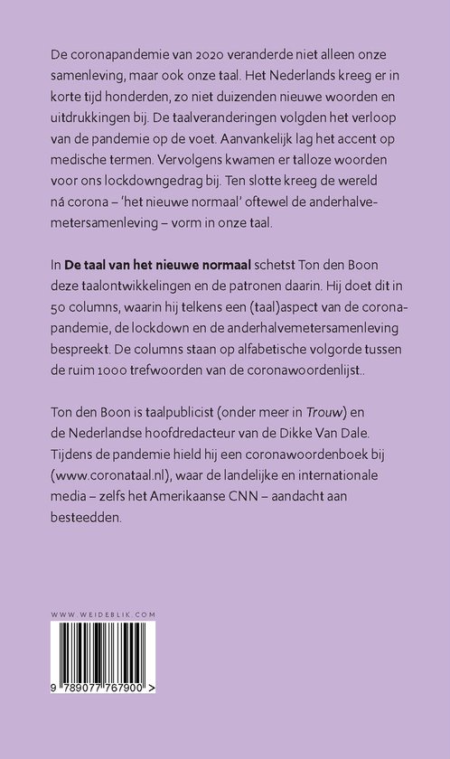 Leeswoordenboeken - De taal van het nieuwe normaal