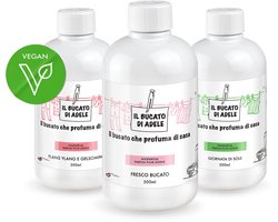 Il Bucato di Adele Wasparfum Frisse Was 500m + Ylang Ylang E Jasmin 500ml + Zonnige Dag 500ml