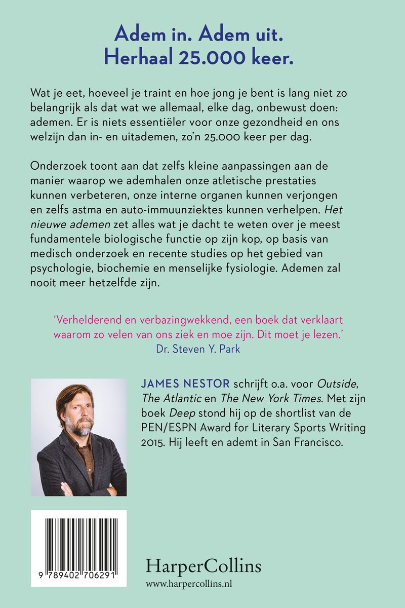 Het nieuwe ademen - back cover
