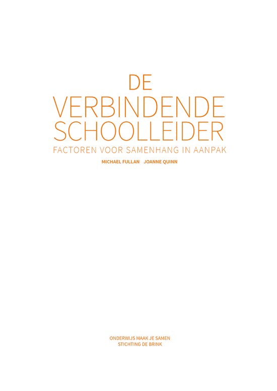 De verbindende schoolleider - cover
