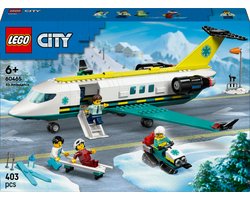 foto van LEGO® City Ambulancevliegtuig, Speelgoedvliegtuig - 60465