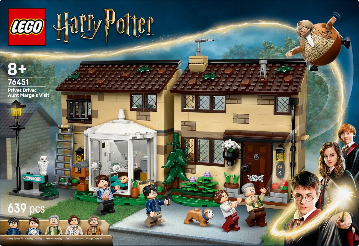 LEGO Harry Potter Ligusterlaan: Bezoek van Tante Margot Bouwpakket - 76451 — afbeelding 22