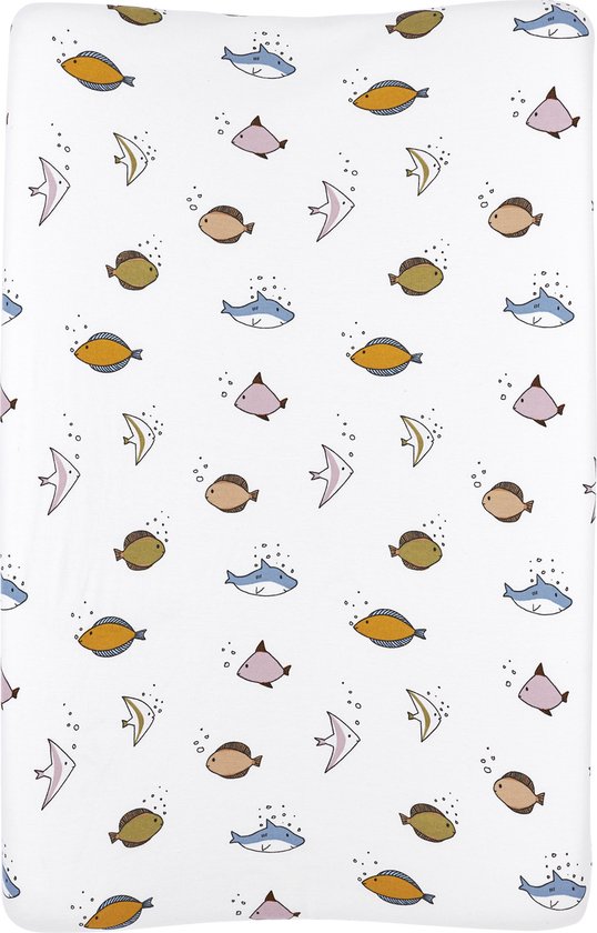 Meyco Baby Sea aankleedkussenhoes - multicolour - 85x75cm — afbeelding 3
