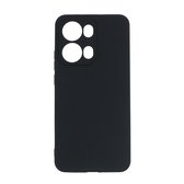 Oppo Reno13 Hoesje - MobyDefend TPU Backcover - Mat Zwart - GSM Hoesje - Telefoonhoesje Geschikt Voor: Oppo Reno13