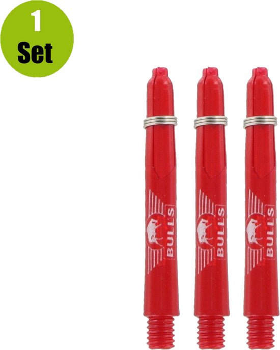 Bull's Nylon Glowlite Red - Dart Shafts Medium van Merkloos — afbeelding 3