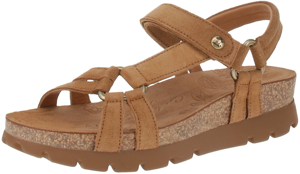 Sandaal Panama Jack Women Sally B8 Velour Cuero Bark-Schoenmaat 40