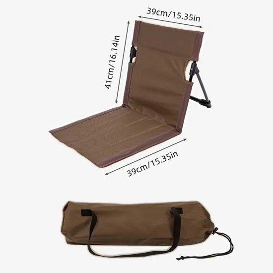 Outsunny kinder-campingstoel met parasol kinder-strandstoel klapstoel voor 1-3 jaar lichtgewicht metaal blauw 39 x 39 x 52 cm