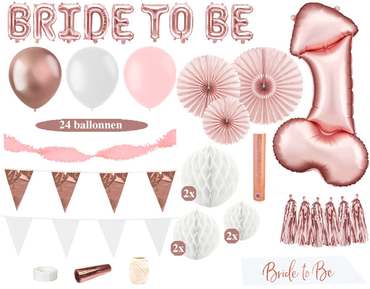 Feest zonder Fratsen - Bride to Be Bachelorette Party Versiering - Vrijgezellenfeest Vrouw