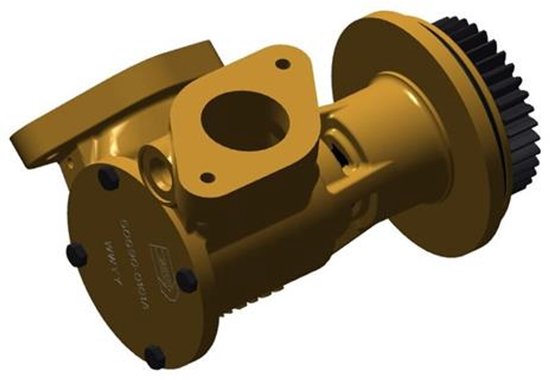 Pompe à eau de refroidissement Jabsco 0120, montage sur bride, raccord 45 mm | 50690-0101A