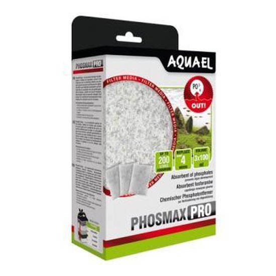 Aquael PhosMax Pro - Aquarium Filter Medium - tegen Fosfaat 3 x 100ml