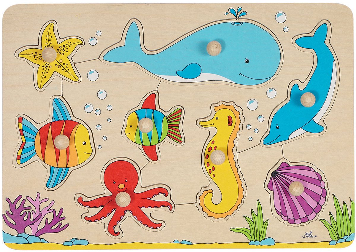 Goki Underwater world lift-out puzzle