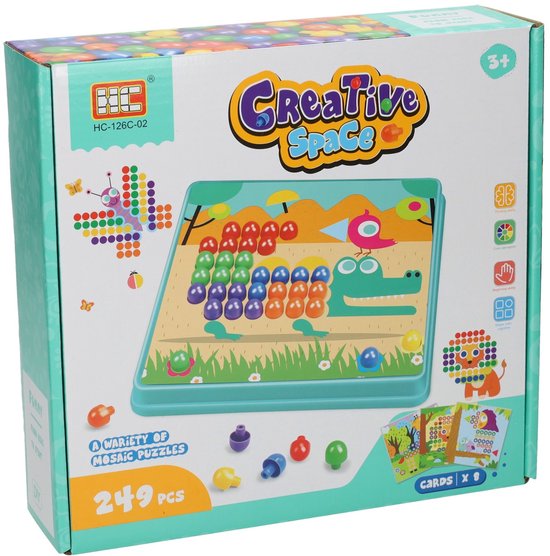 Insert mosaïque Blauw, 249 pièces (8 cartes)