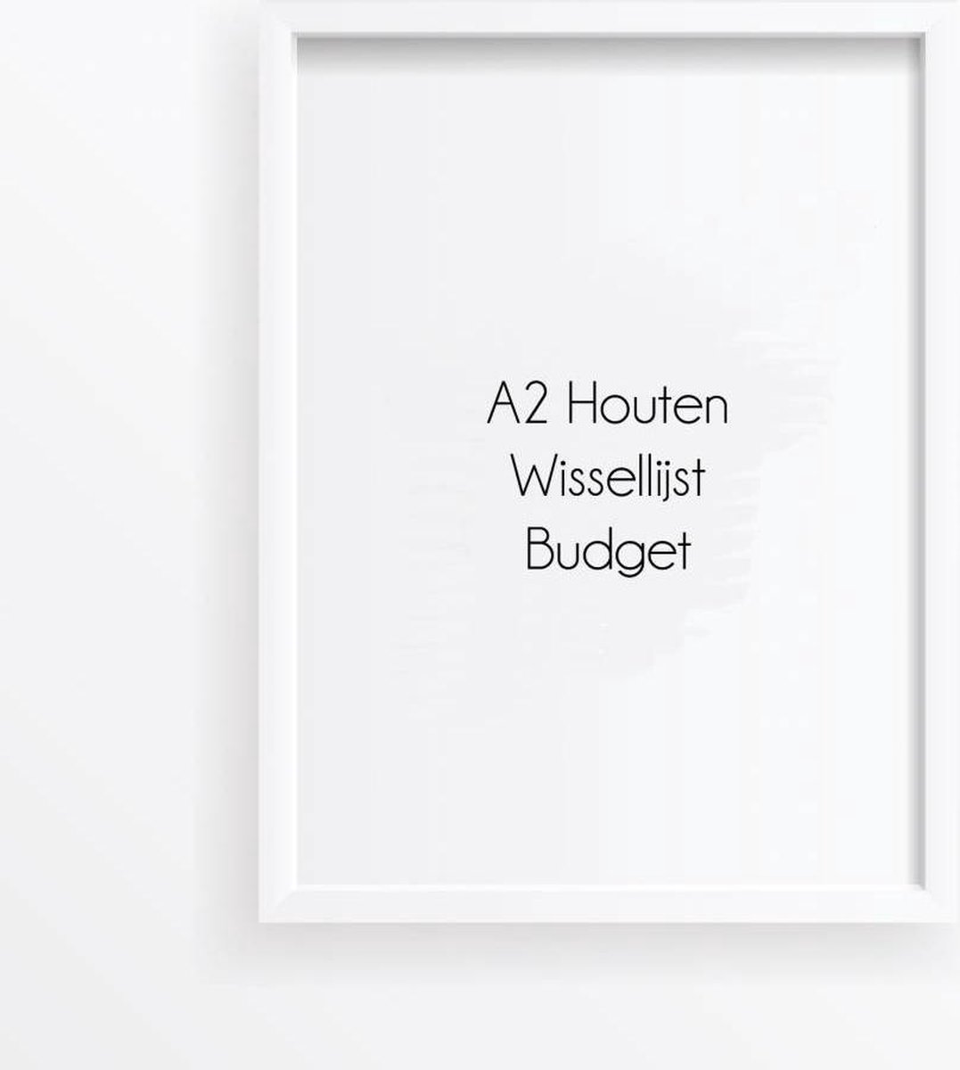 Designclaud A2 Frame Budget - Wissellijst Wit A2 Frame Wit | Bol.Com
