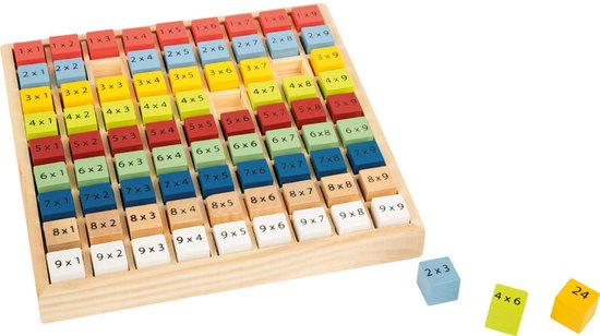 Small Foot - Houten Reken Keersommen Kleur, 82dlg.