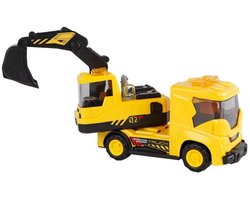 foto van 2-Play Werkvoertuig Graafmachine Frictie met Licht en Geluid