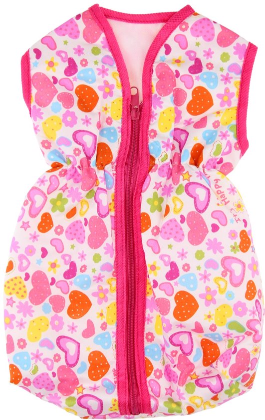 Johntoy Slaapzak Babypop Rose 38 Cm Roze