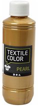Creotime Textil Color Pearl Textielverf Goud - 250 ml