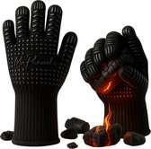 MR. PANACHE Ovenhandschoenen (2 stuks) - EN407 Certificaat - tot 500°C - Ovenwanten - Hittebestendige BBQ Handschoenen - Barbecue en Oven handschoenen - Hittebestendige handschoen - BBQ accesoires