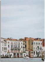 DesignClaud Venetie poster Stad  - A4 + Fotolijst wit (21x29,7cm)