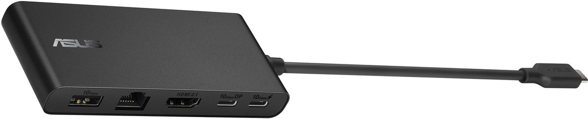 ASUS Dual 4K USB-C Dock DC201 Bedraad USB 3.2 Gen 2 (3.1 Gen 2) Type-C Zwart