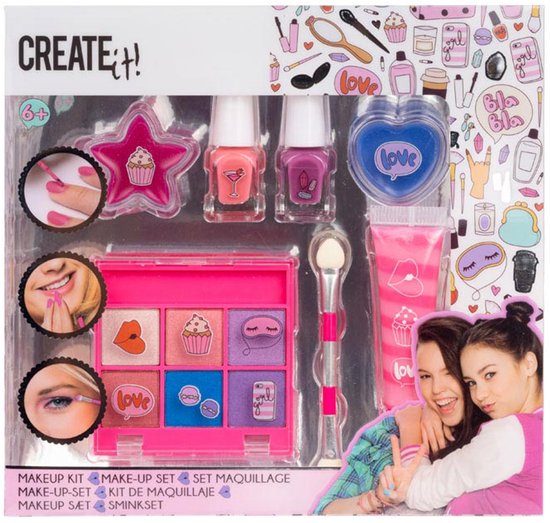 Create it! - Make-up Set Roze/Lila