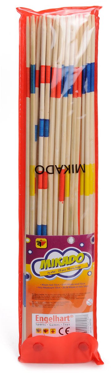 Mikado Jumbo 50 cm – In Kunststof Etui – Groot Concentratie- & Behendigheidsspel voor Binnen & Buiten – Familiespel – Engelhart — afbeelding 5