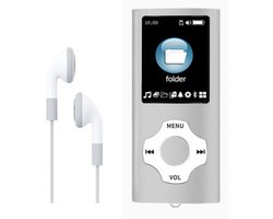 Mp3 spelerr - mp4 speler - Draagbare muziekspeler - Mp3-spelers of Mp4-spelers - Digitaal LED-scherm - 8 GB opslagruimte - FM-radio - MP3-muziekspeler - Inclusief koptelefoonkabel - mp3 speler - MP3/MP4-spele - Wit