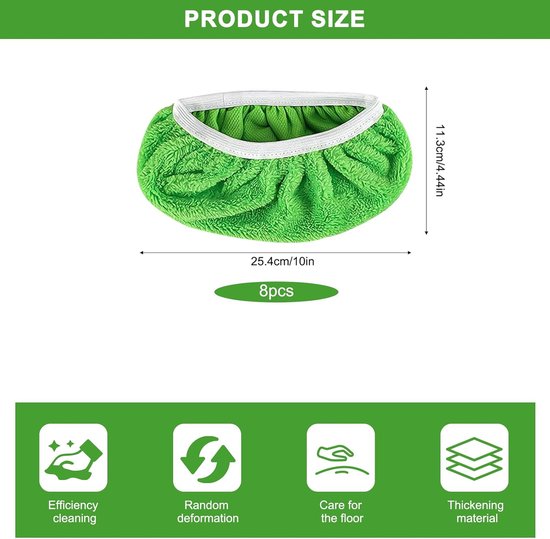 4 stuks herbruikbare doekjes voor Swiffer vloerwisser, droge
