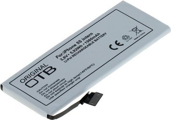 droog Een nacht Aanbeveling Apple iPhone 5S Batterij 1560 mAh Non-origineel | bol.com
