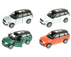 Welly Metalen Land Rover Evoque wit 12 Cm