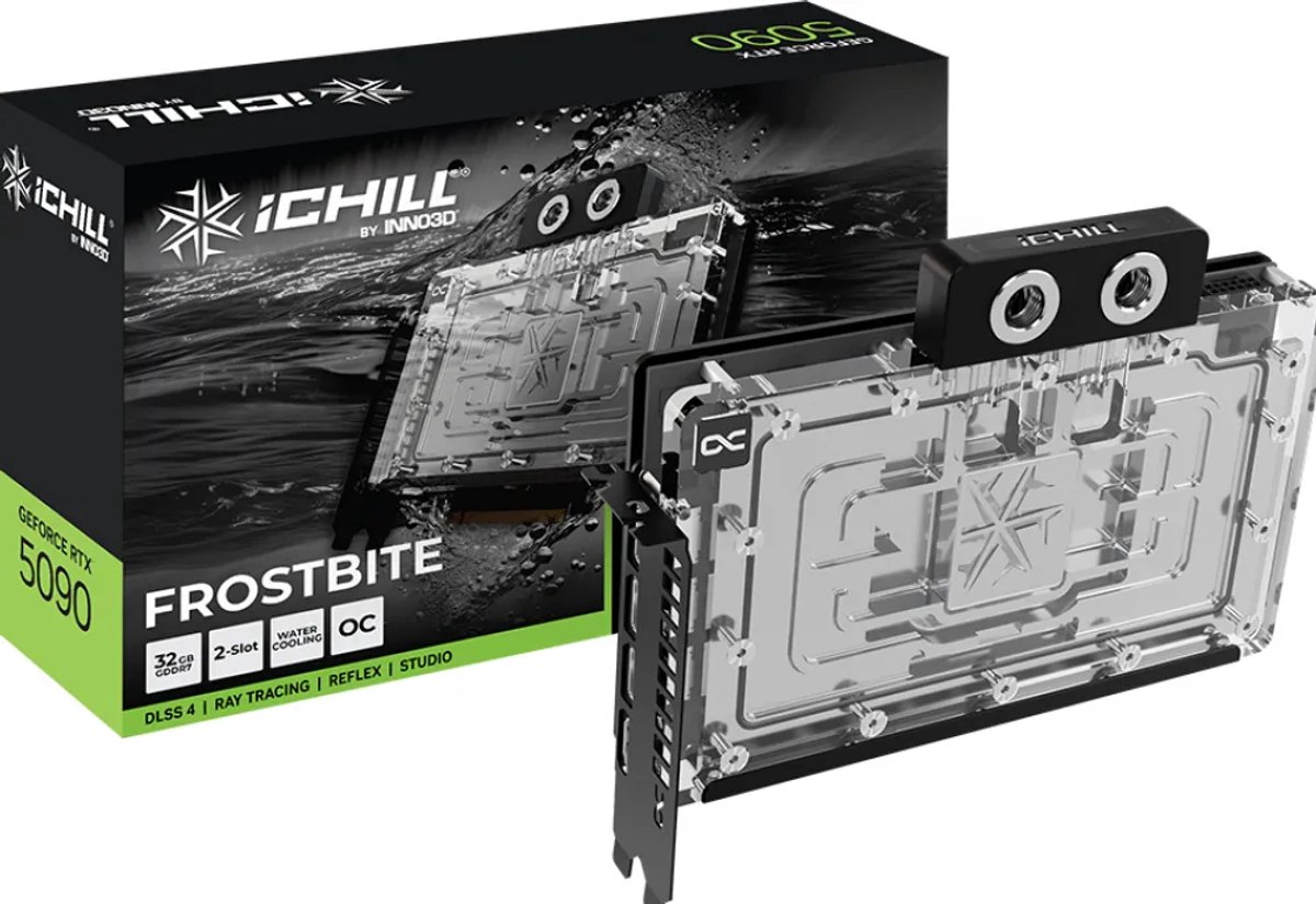 INNO3D GeForce RTX 5090 ICHILL FROSTBITE 32GB