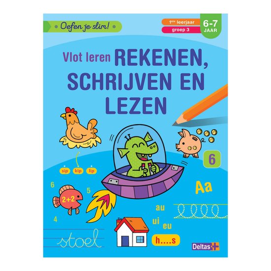Deltas Vlot leren rekenen schrijven en lezen - cover