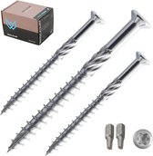 GeZu Impex Vis Pour Terrasse 5.0 x 60 mm A2 Inox Vis