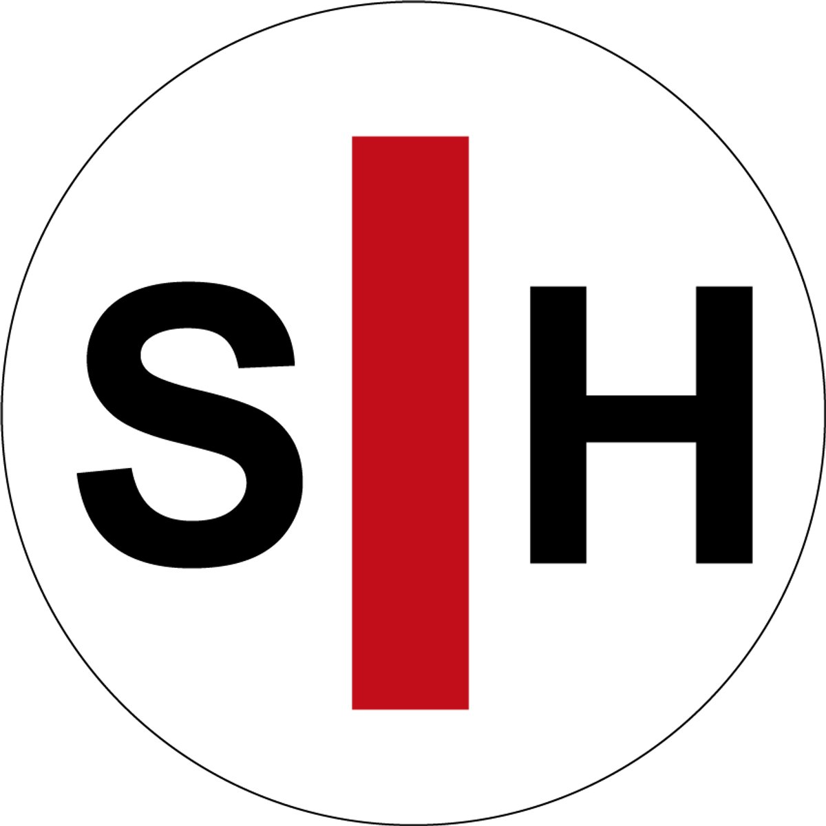 SH sticker op fiets 100 mm