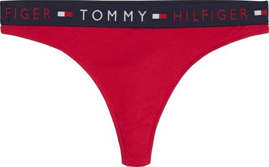 Tommy Hilfiger - Dames - String - Rood - S | bol.com