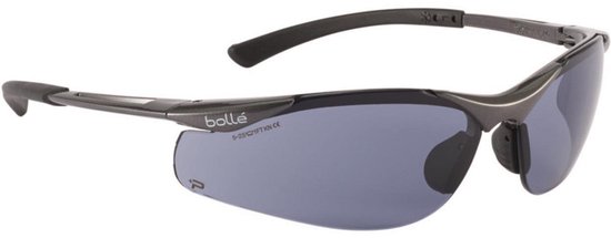 Bollé veiligheidsbril Contour donkere smoke PC lens