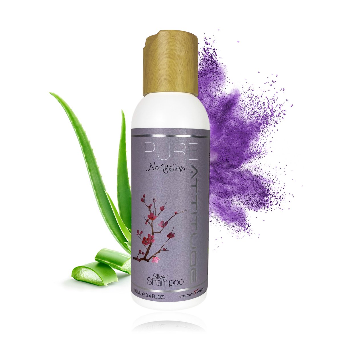 Trontveit Pure ATTITUDE No Yellow Shampoo (100 ml)