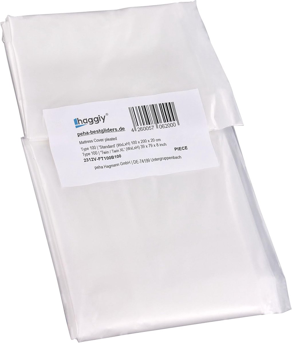 Opberghoes voor 80-100 cm brede matrassen - Geurloos & scheurvast - Opbergtas voor verhuizen & opbergen