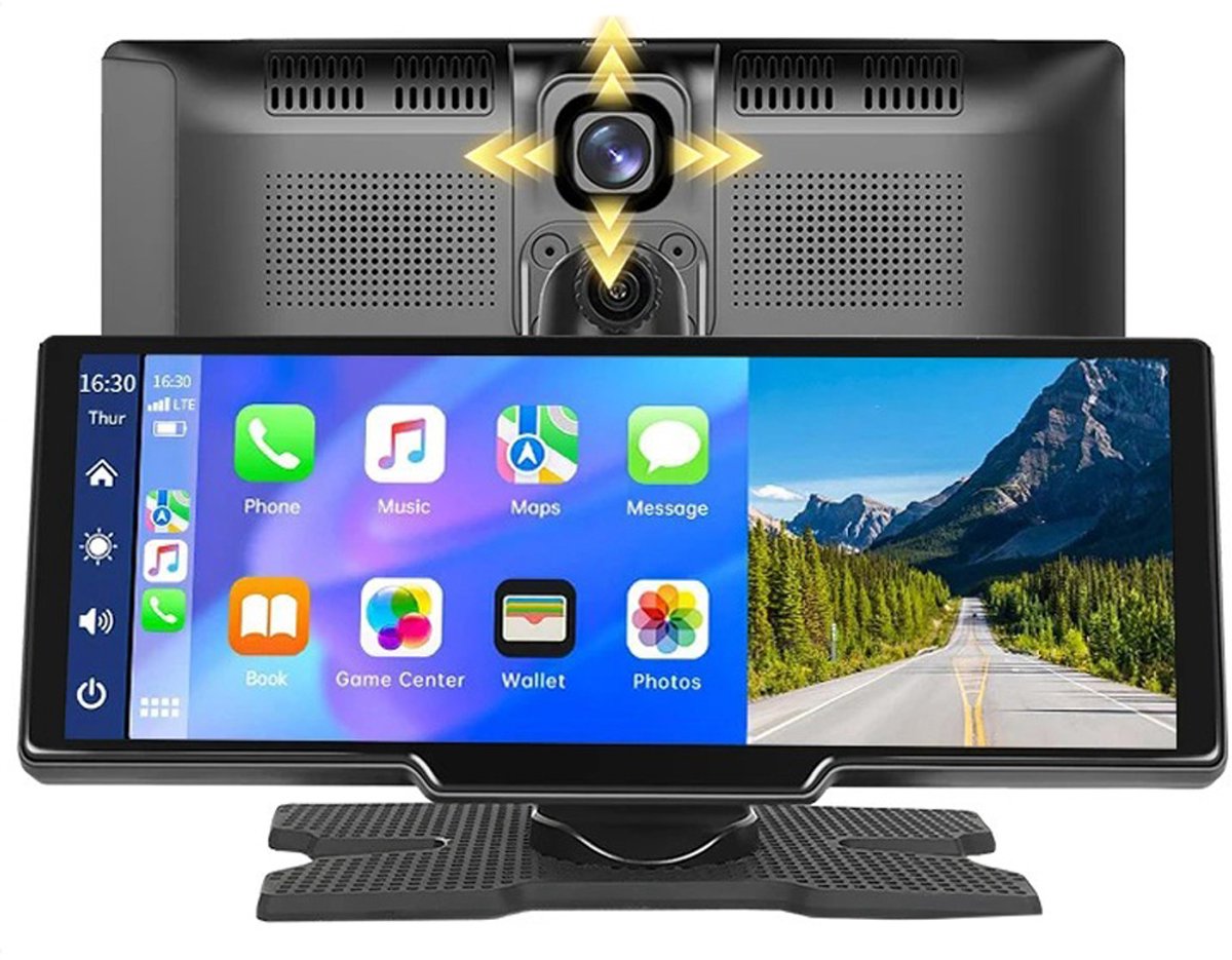 Autoradio Met Klapscherm - Apple Carplay Scherm - Bluetooth Radio