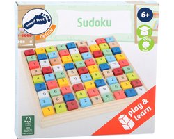 Small Foot - Houten Sudoku Spel Kleur, 82dlg. spelregels