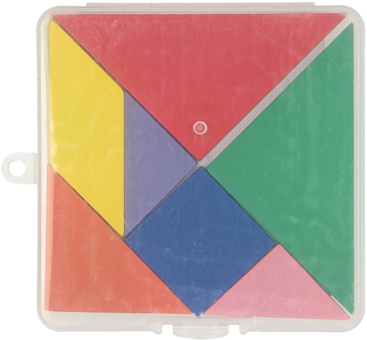 Houten Tangrampuzzel, 7st.