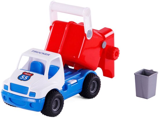 Cavallino Toys Cavallino Grip Vuilniswagen met Rubberbanden, 29cm van Cavallino Toys — afbeelding 2