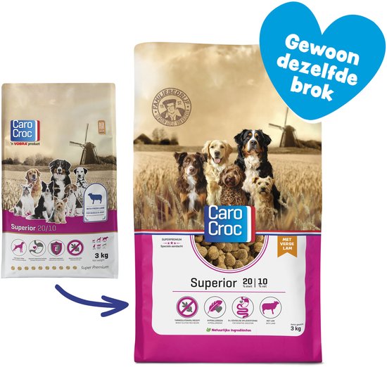 Carocroc Superior L/R Diet - Hondenvoer - 3 kg