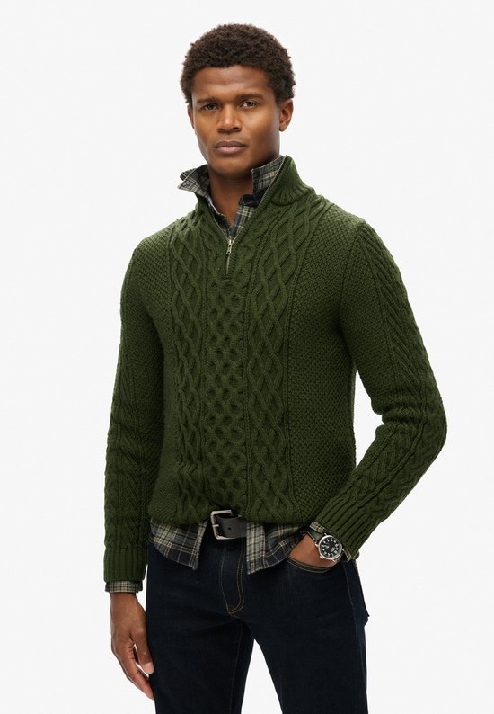 G-STAR Double Collar Half Zip Knit heren Pullover trui G-STAR Double Collar Half Zip Knit heren Pullover trui