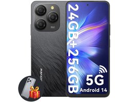 Blackview SHARK 9 Smartphone - 5G DUAL SIM - 24GB RAM 256GB ROM - Octa Core - Android 14 - 6.78 inch - 50MP - NFC - Zwart