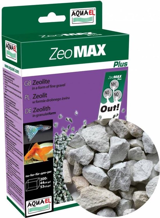 Aquael ZeoMax Plus - Zeolite - Médium filtrant pour aquarium - 1000 ml