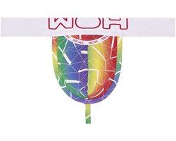 WOH heren microfiber G-string rainbow multi