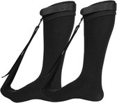 1paar - Hielspoor sok - Strassburg sok - Verlichting Fasciitis Plantaris - Nachtspalk - Hielspoor nachtspalk - Voor dames en heren - S/M - Hielspoor Verlichtingsset - Zwart - Universeel - Luxe Nachtspalk