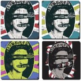 Sex Pistols God Save The Queen - coasters Set 4